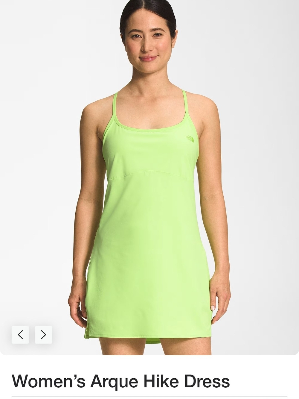 The North Face Women’s Arque Hike Dress - Lime Green